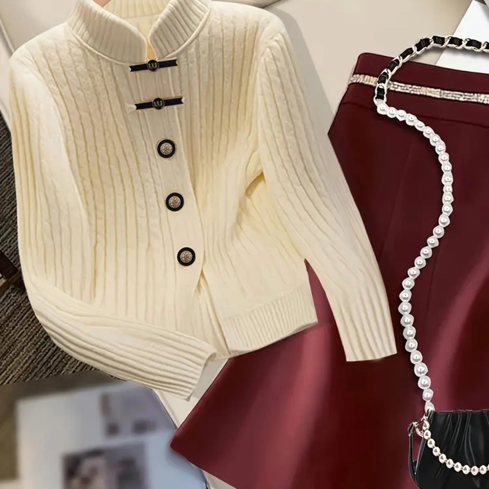 Soft button up cardigan.